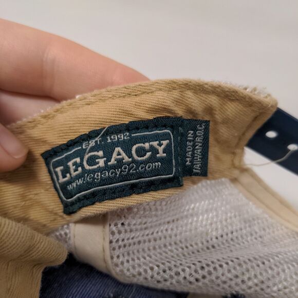 South Carolina Flag Snapback Mesh Back Trucker Hat Blue One Size Colorblock - Picture 8 of 9